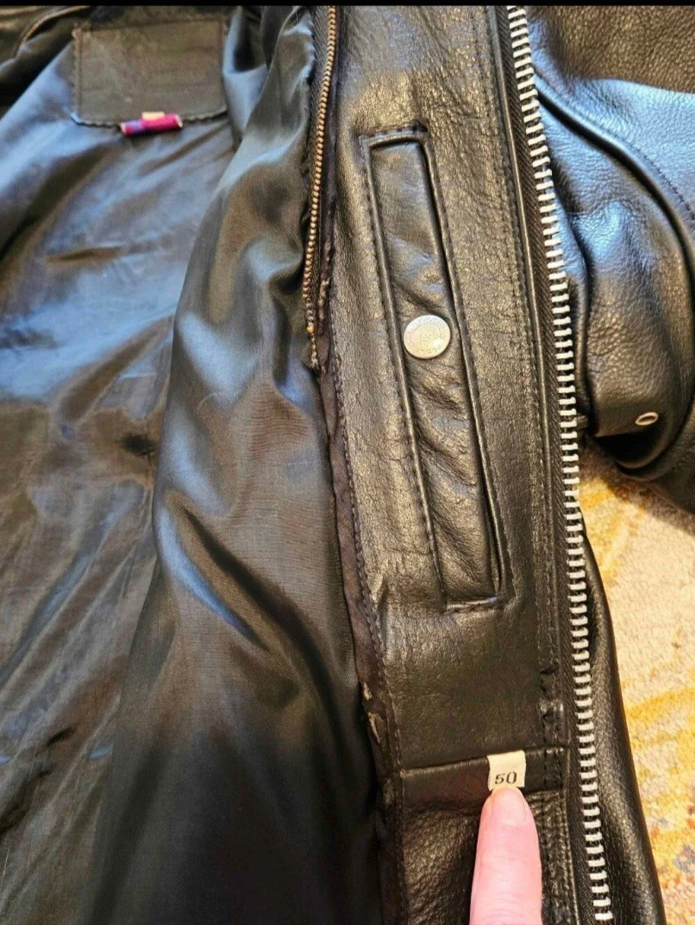 Mens Black Leather Jacket